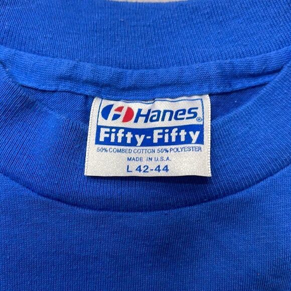 Vintage T-Shirt Made in USA Large Hanes 50/50 Tag “Class Of 1954” Reunion 1984 - Picture 4 of 10